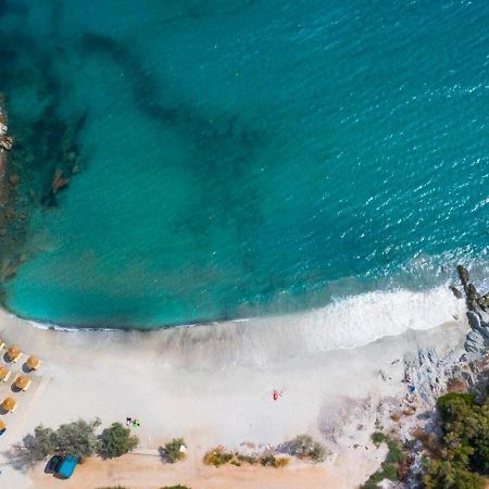 Aegean Beachfront Petriaí Buitenkant foto