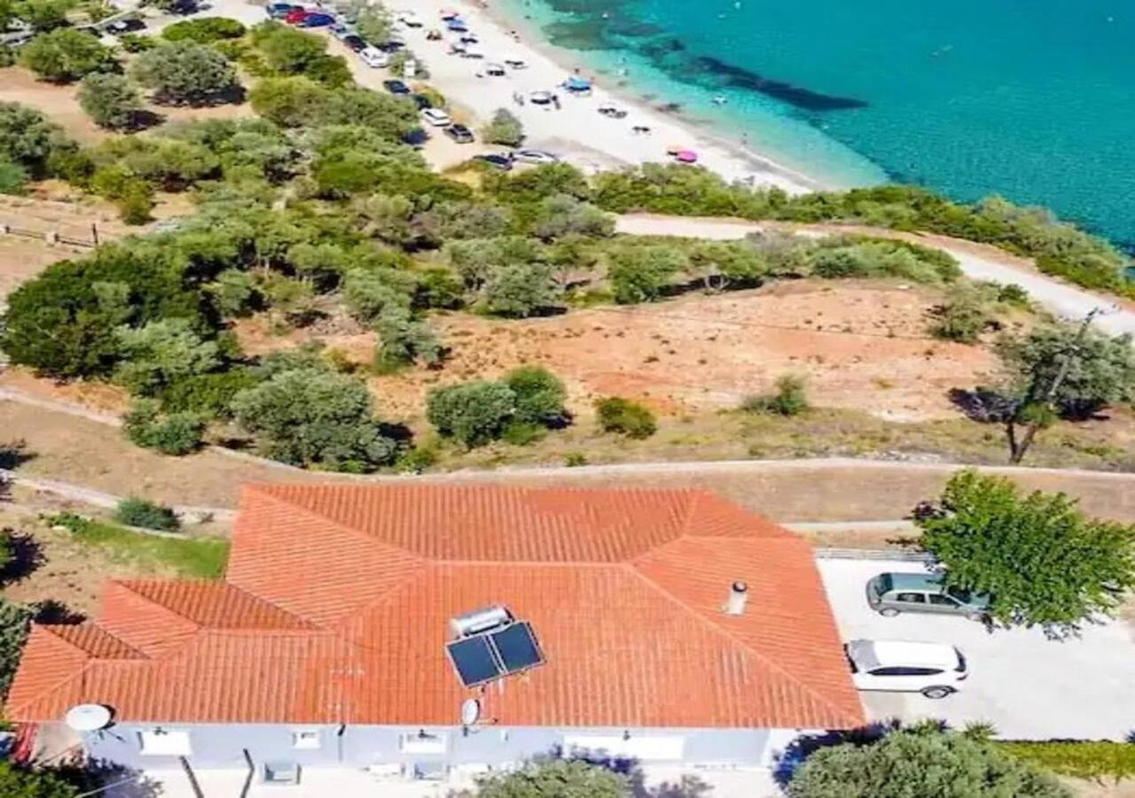 Aegean Beachfront Petriaí Buitenkant foto